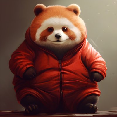 red panda obez insan çocuk 3 by Kurt Heppke
