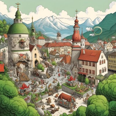 Avusturya, karikatür 2 by Kurt Heppke