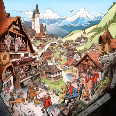 Avusturya, karikatür 4 by Kurt Heppke