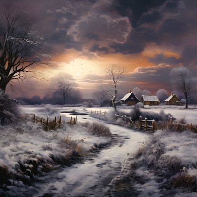 karlı manzara. Bir medya çiftliği 4 by Kurt Heppke