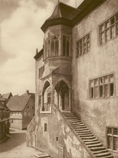 Dettelbach a Main, Rathaus; Dettelbach on the Main, Belediye Binası (s/b fotoğraf) by Kurt Hielscher