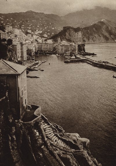 İtalya: Camogli, Riviera (s/b fotoğraf) by Kurt Hielscher