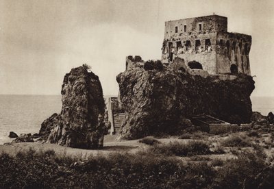 İtalya: Castello Praia a Mare, Calabria (s/b fotoğraf) by Kurt Hielscher