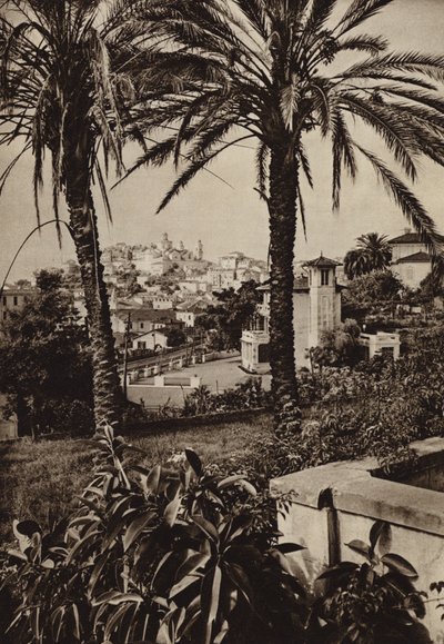 İtalya: Porto Maurizio, Riviera (s/b fotoğraf) by Kurt Hielscher