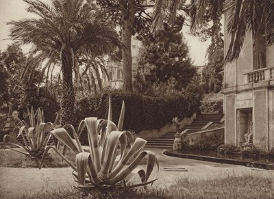 Roma: Vatikan Bahçesinde (s/b fotoğraf) by Kurt Hielscher