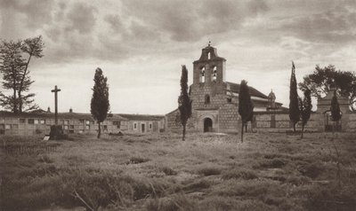 İspanya: "Tanrım, ölüler ne kadar yalnızdır" Becquer (s/b fotoğraf) by Kurt Hielscher