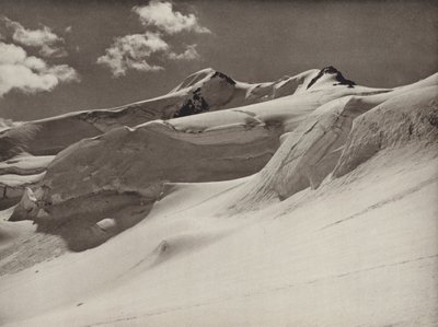 Batıdan Wildspitze (s/b fotoğraf) by Kurt Hielscher