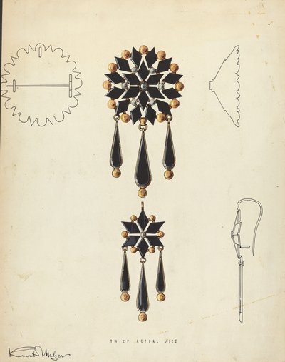 Broş ve Küpe by Kurt Melzer