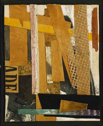 Merz Resmi; Merzbild, 1945 by Kurt Schwitters
