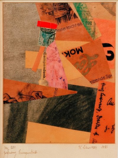 Mz 259 Campendonk çizimi by Kurt Schwitters