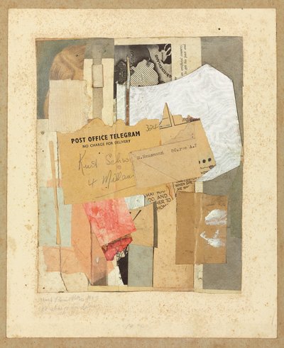 Teslimat Ücreti Yok, 1947 by Kurt Schwitters