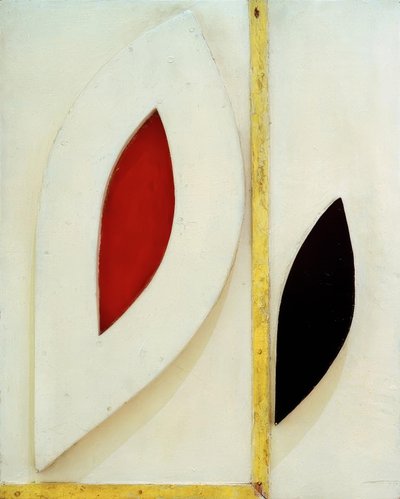 İsimsiz (beyaz yapı) by Kurt Schwitters