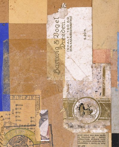 İsimsiz, 1926 by Kurt Schwitters