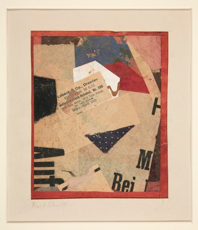 İsimsiz [Lobeck & Co., Dresden] by Kurt Schwitters