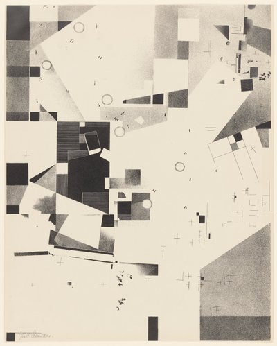 İsimsiz, Merz 3 portföyünden 1 / 6 numaralı Kurt Schwitters 6 litografi. Merz klasörü. Merz yayınevinin ilk portföyü (Merz 3. Kurt Schwitters 6 lithos. Merz Portföyü. Merz Yayınevinin İlk Portföyü) by Kurt Schwitters