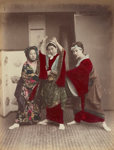 Dans Partisi, c.1880 by Kusakabe Kimbei