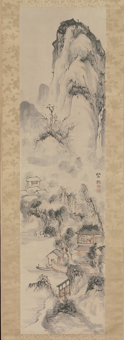 Manzara, 18. yüzyıl. by Kushiro Unsen