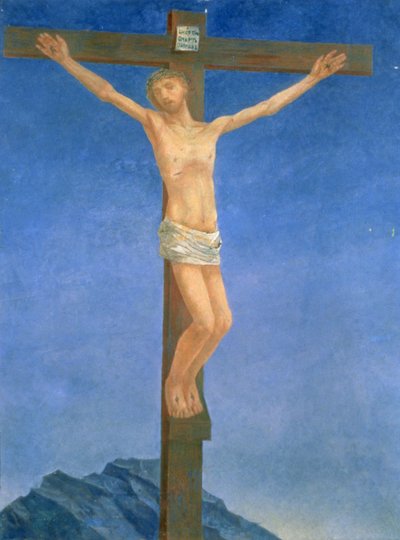 Çarmıha Gerilme, 1923 by Kuzma Sergeevich Petrov Vodkin