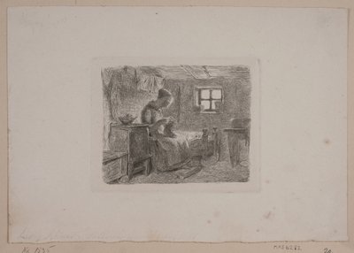 Örgü karısı olan çiftlik evi by L.A. Schou