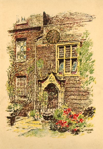 Staple Inn, Londra, 1924. by L. A. Hayes