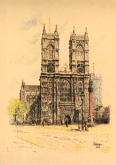 Westminster Manastırı, 1924. by L. A. Hayes