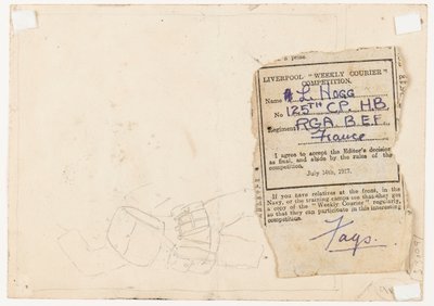 Bir gazete yarışma editörüne gönderme, 1917 by L. Hogg
