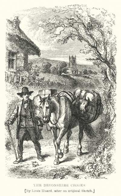 Devonshire Crooks (gravür) by L. Huard