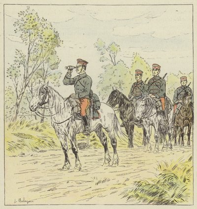 Japon süvarileri keşifte by L. Malespine