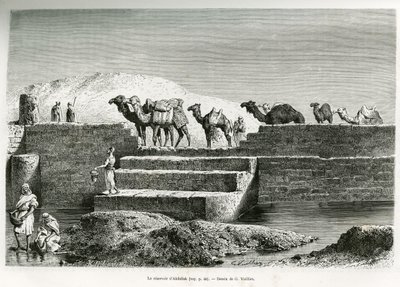 Suudi Arabistan, Abdullah Rezervuarı, Edouard Charton (1807-1890) 1882 (lito) liderliğindeki Dünya Turu