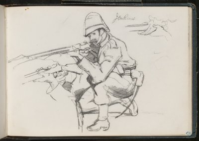 ?Jenkins? ateşe diz çökmüş, 1879 by Lady Butler