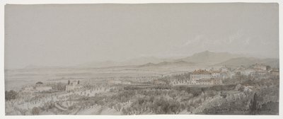 Villa Muti, Piombino'dan Villa Pescatore'nin görünümü by Lady Elizabeth Susan Percy