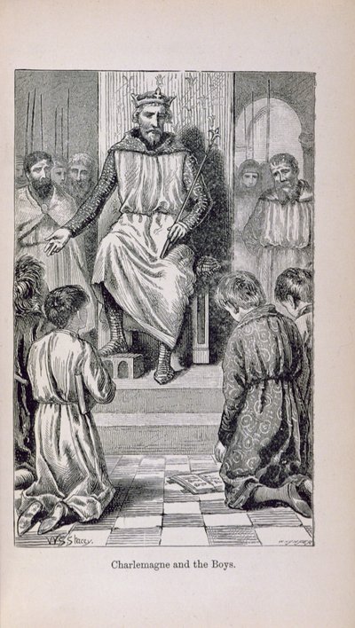 Charlemagne (742-814) ve Çocuklar, 