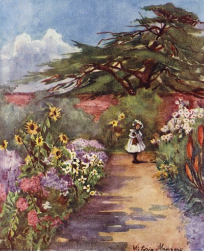 Eski İngiliz Bahçesi, Brockwell Parkı (renkli taş) by Lady Victoria Marjorie Harriet Manners