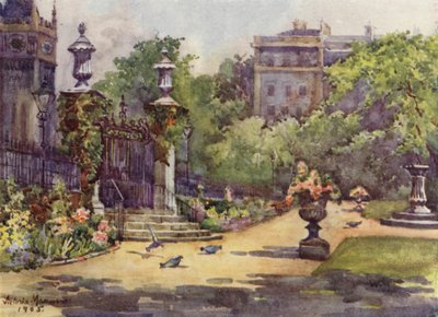 İç Tapınak Bahçesi (renkli taş) by Lady Victoria Marjorie Harriet Manners
