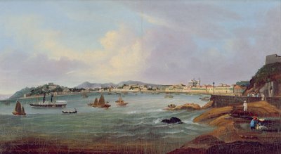 Makao Limanı, Çin, 1855 dolayları (tuval üzerine yağlı boya) by Lam Qua (attr. to)