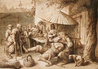 Bir Köylü Dişini Çıkaran Vakitsiz Bir Diş Hekimi, 17. Yüzyılın Sonları by Lambert Doomer