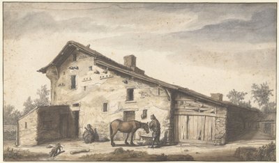 Nantes yakınlarındaki çiftlik by Lambert Doomer