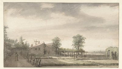 Nantes'teki inziva bahçesi by Lambert Doomer