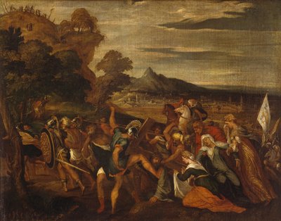 Lambert Sustris tarafından Calvary'ye Giden Yol (yaklaşık 1515-1560'dan sonra) by Lambert Sustris