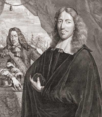 Johan de Witt, diğer adıyla Jan de Witt (sağda) ve kardeşi Cornelis de Witt. by Lambert de Visscher