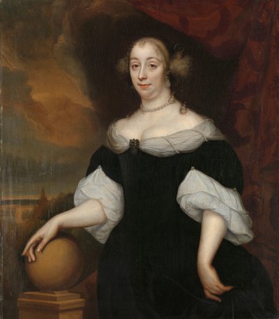Margaretha Munter (1639-1711), Jacobus Gezisinin ikinci Eşi by Lambertus Jansz. de Hue