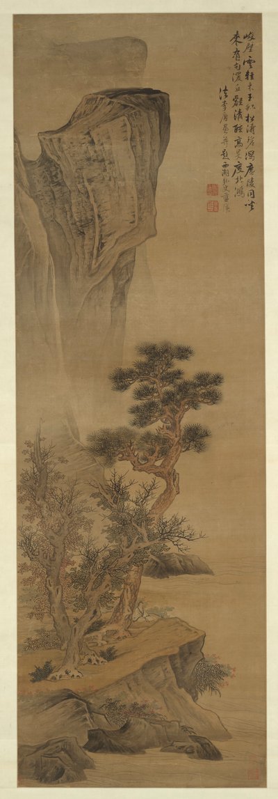 Li Tang Tarzında Manzara by Lan Ying