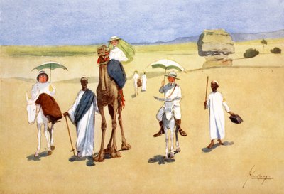 "Piramitlerin Çevresi", 1908. by Lance Thackeray
