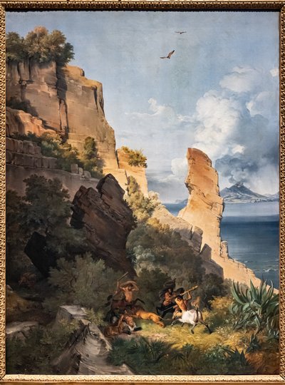 Centaur avı ile manzara by Lancelot Théodore Turpin de Crissé de Crissé