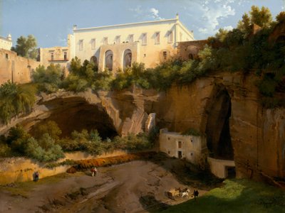 Villa Görünümü, Pizzofalcone, Napoli, c. 1819. by Lancelot Théodore Turpin de Crissé de Crissé