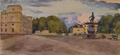 Gatchina Sarayı, 1924 by Lanceray