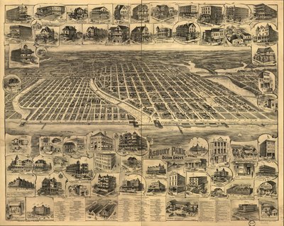 Asbury Park, Ocean Grove ve çevresi, New Jersey 1897. by Landis And Hughes