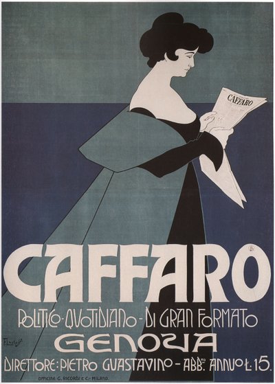 Caffaro Cenova Gazetesi, 1901 by Laskowski
