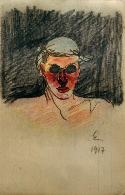 ben (yaralı bir adam olarak) by Laszlo Moholy Nagy