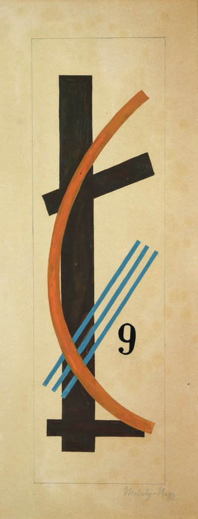 9 numara by Laszlo Moholy Nagy